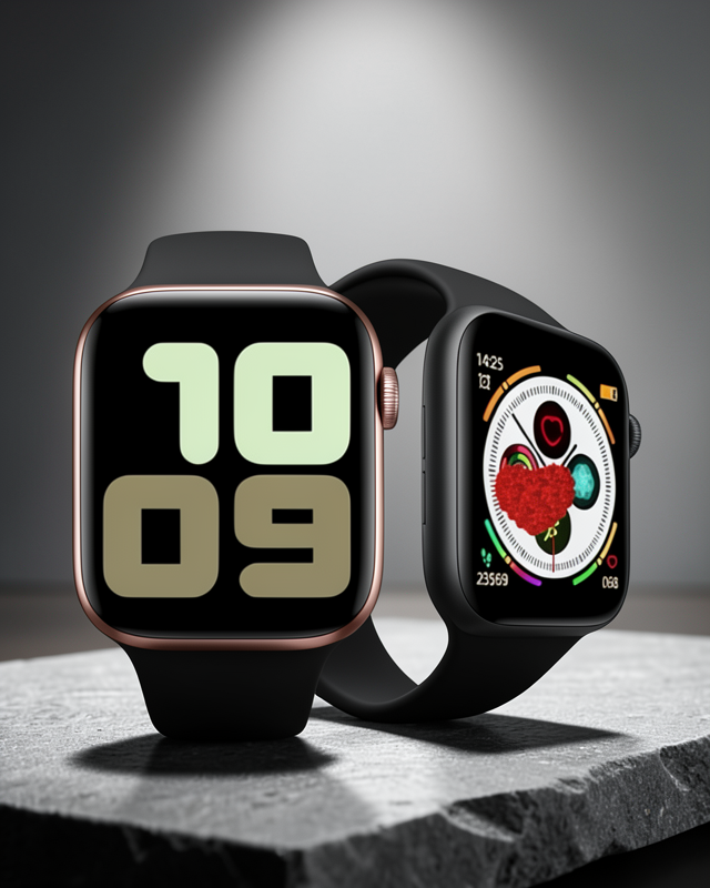 Akıllı Saat 44mm Çelik Kasa, OLED Ekran ve Gelişmiş Sağlık Takibi