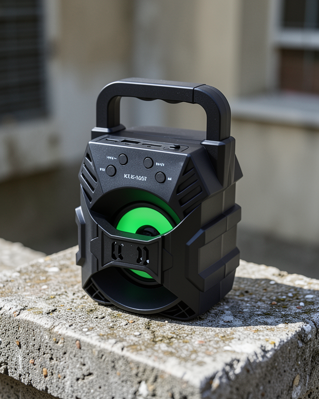 Işıklı Bluetooth Hoparlör Müzik ve Renkli Işık Taşınabiilir