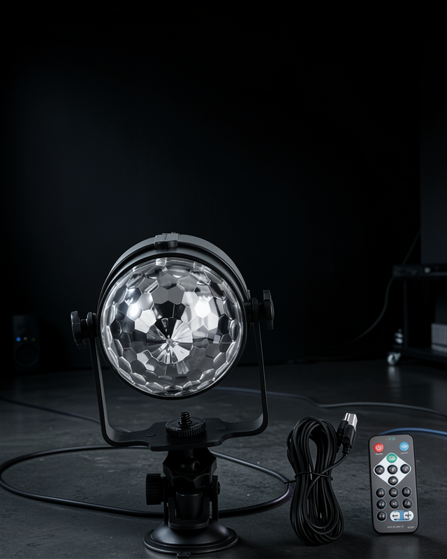 Taşınabilir ve Dayanıklı Plastik Kristal LED Disko Işığı
