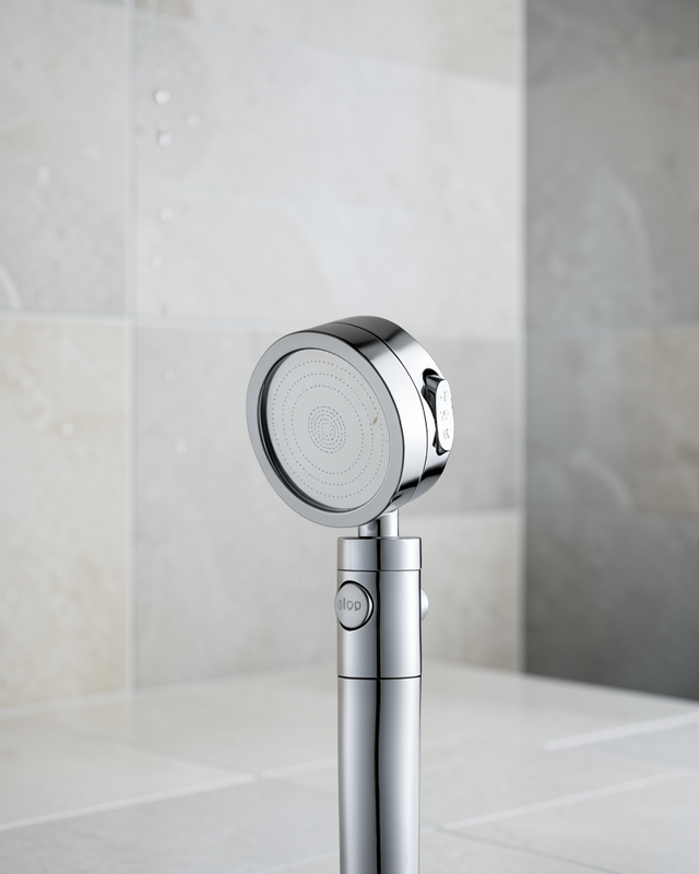 Sağlam Metal Hortum Bağlantılı, 360° Hareketli Duş Başlığı