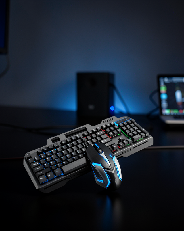 RGB Aydınlatmalı Oyuncu Klavye Mouse – Mekanik Hissiyat, Maksimum Kontrol
