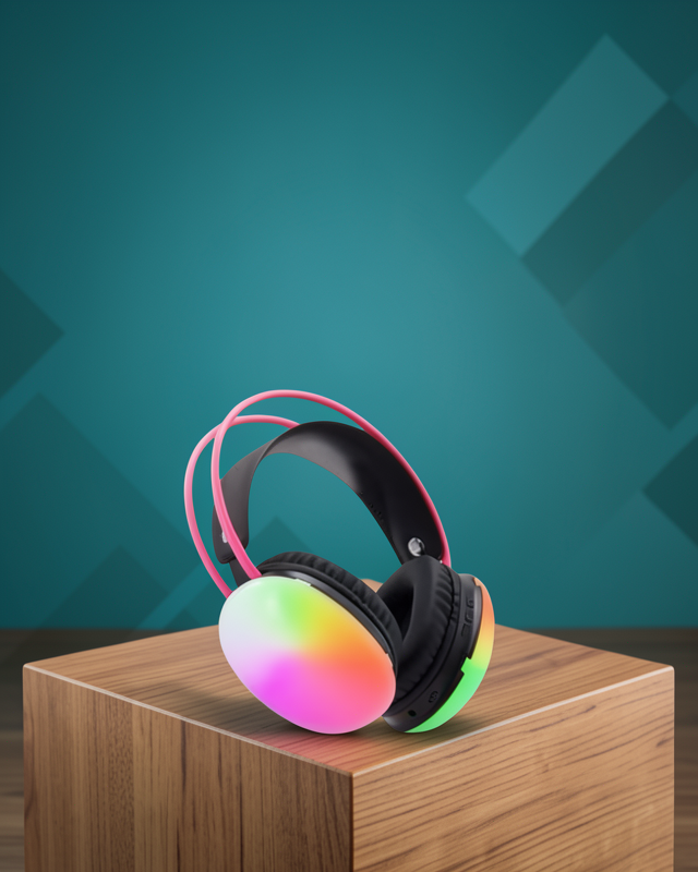 Type-C Şarjlı RGB Işıklı Bluetooth Oyuncu Kulaklığı