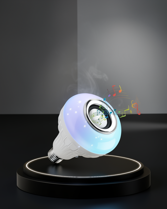 Akıllı LED Ampul – E27 Uyumlu ve Müzik Çalarlı Tasarım