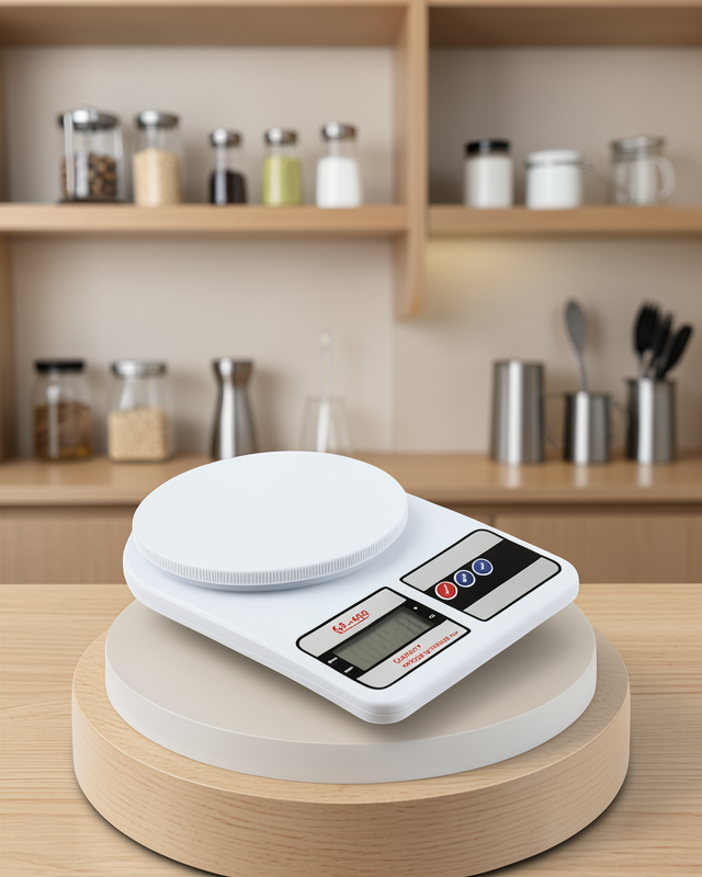 Dijital Mutfak Terazisi 10kg Kapasiteli 1g Hassasiyetli