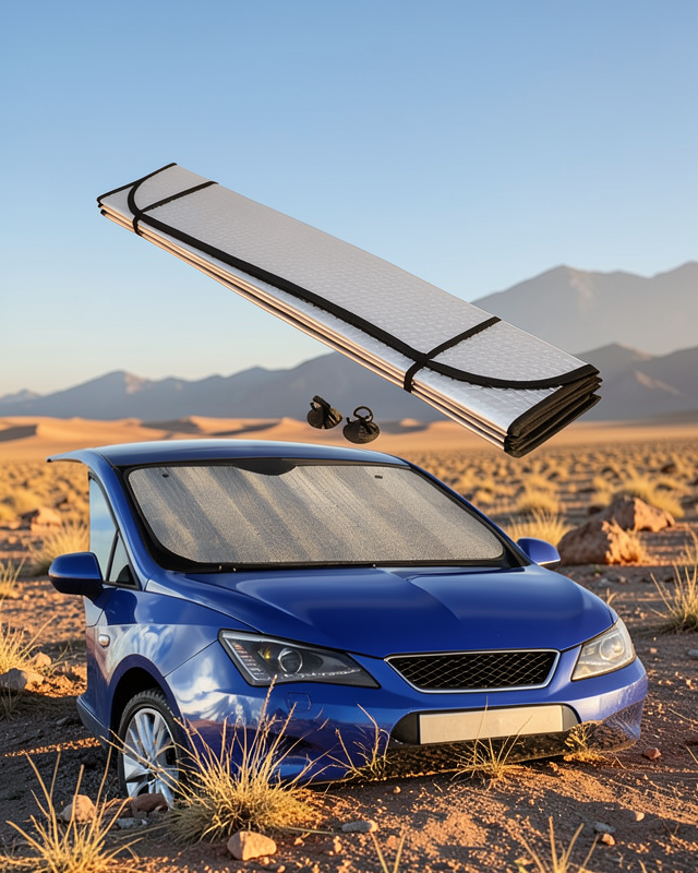 Isı ve UV Koruyucu Oto Ön Cam Güneşlik Dacia Duster Peugeot 3008 Skoda Superb Nissan Qashqai