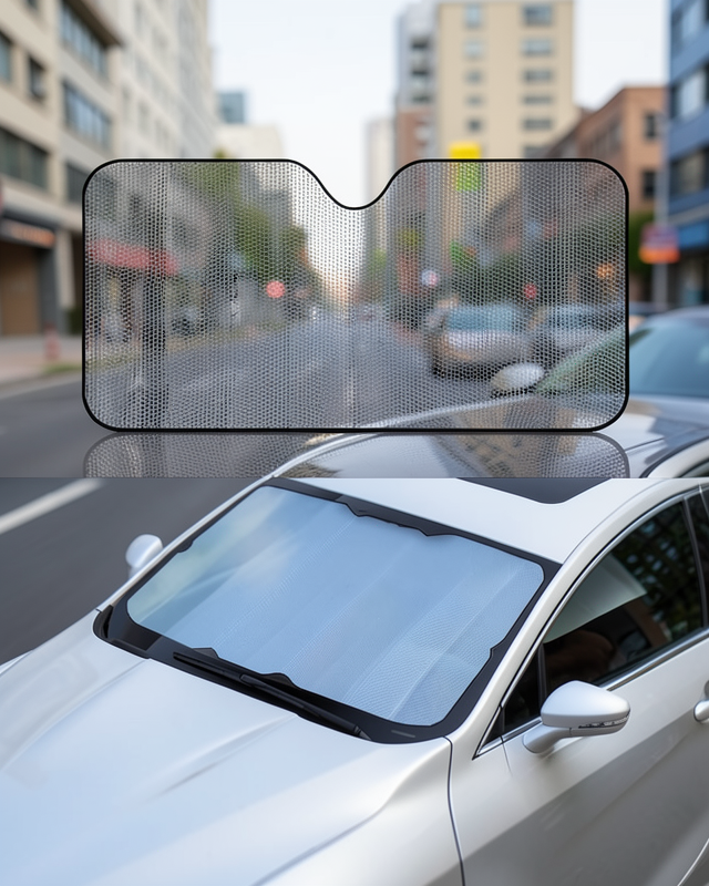 Katlanabilir Araç Ön Cam Güneşlik Isı ve Işık Önleyici Honda Civic Peugeot 3008 Volkswagen Passat Nissan Qashqai