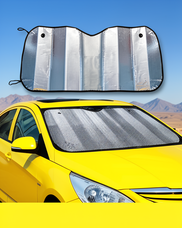 Araç Ön Cam Güneşlik UV ve Isı Koruma Katlanabilir Toyota Corolla Skoda Superb Dacia Duster Ford Focus