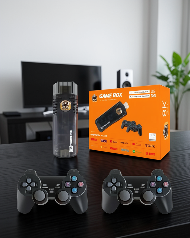 20.000 Oyunlu Premium Model Oyun Konsolu 8k Android Tv HD Game Stick
