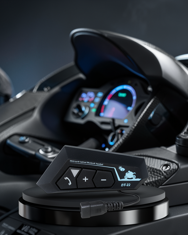 Su Geçirmez BT22 Bluetooth Kask Kulaklığı GPS ve Müzik Uyumlu