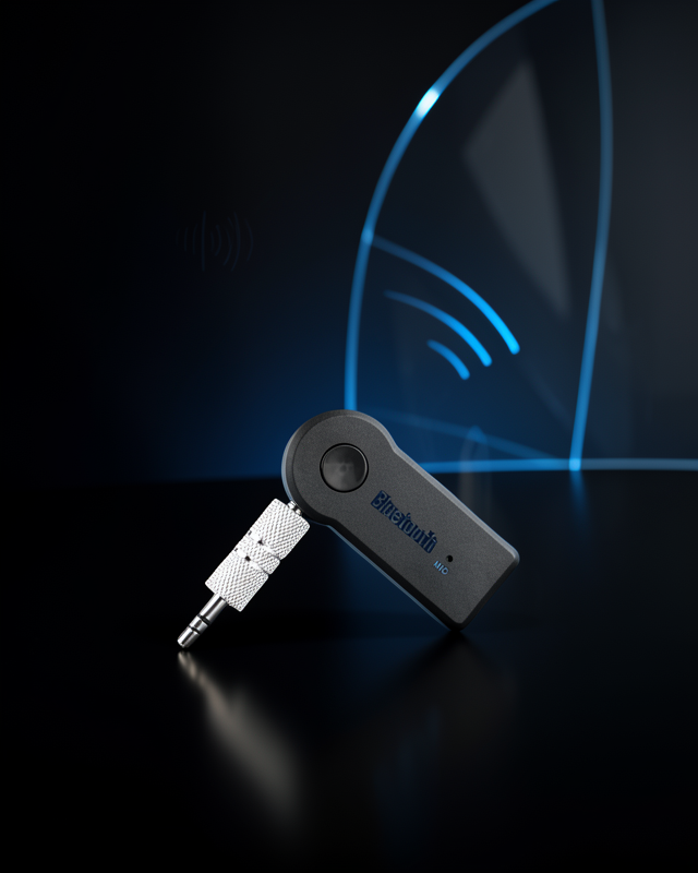 Araç İçi Bluetooth AUX Müzik ve Telefon Görüşmesi Adaptörü