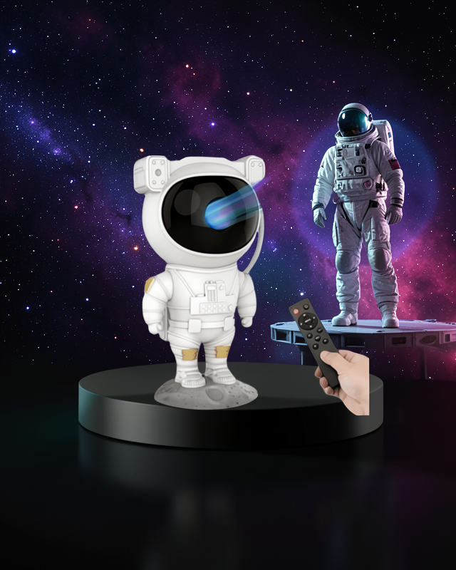 Ayarlanabilir Parlaklık ve Zamanlayıcı Modlu Astronot Lamba