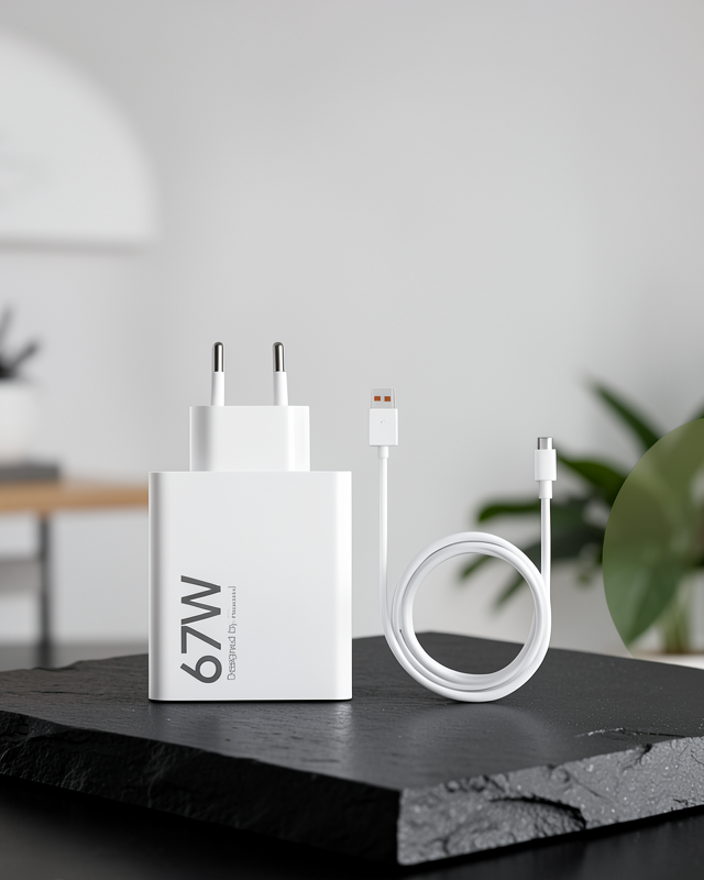 67W Güçlü Şarj Adaptörü ve Turbo Kablo Uzun Ömürlü Dayanıklı Tasarım