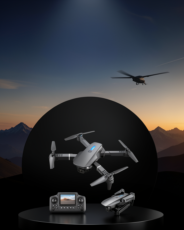 Uzaktan Kumandalı Katlanabilir Drone Yörünge Uçuşu ve Eve Dönüş Özellikli