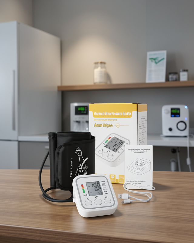 Elektronik Tansiyon Ölçer LCD Dijital Ekranlı