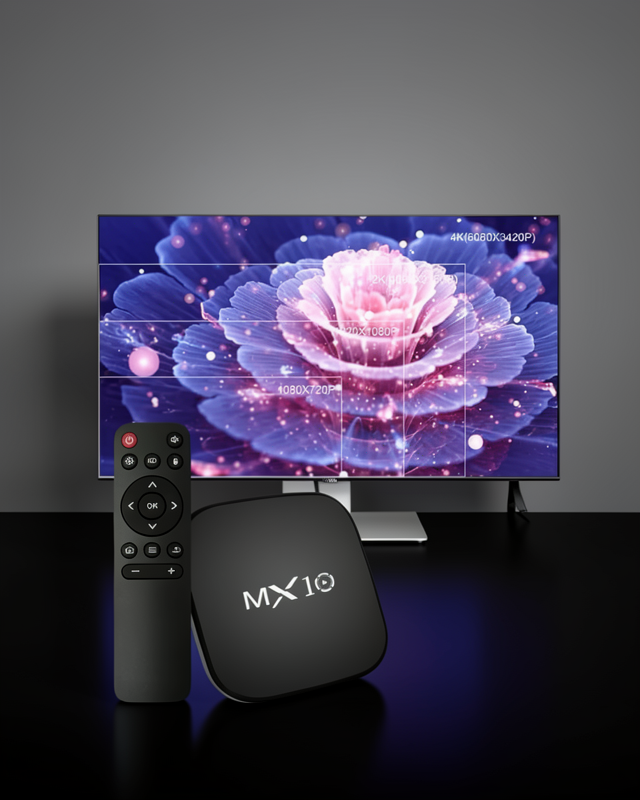 TV Box Android Uyumlu 4 Çekirdekli WİFİ Bağlantılı 4K