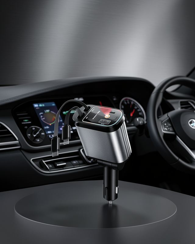 Ford, Opel, Volvo, Skoda Araçlar için 66W Çoklu Hızlı Şarj Cihazı