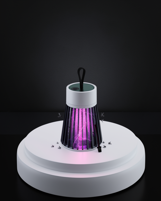 2’si 1 Arada LED Işıklı Elektrikli Böcek Öldürücü