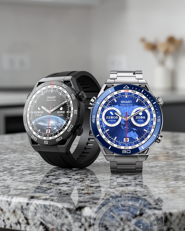 Akıllı Saat Yeni Nesil 2024 Model Metal Kordonlu Bluetooth Bağlantılı