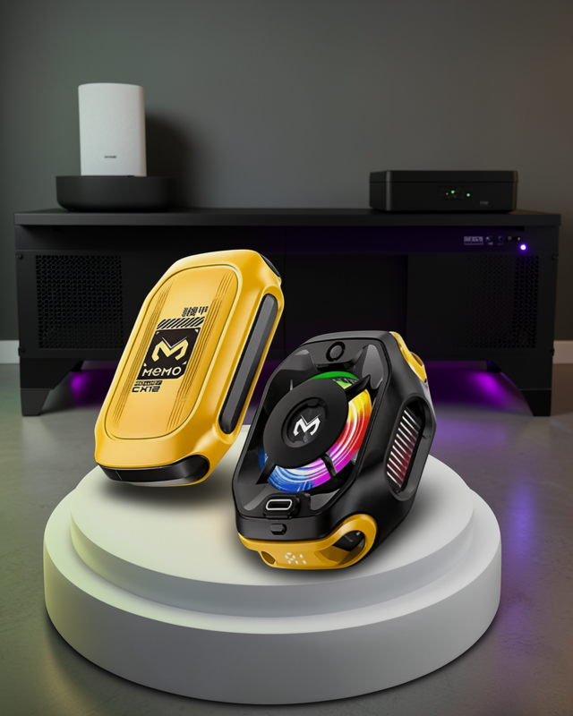 7 Kanatlı Vortex Fanlı Akıllı Telefon Soğutma Aparatı