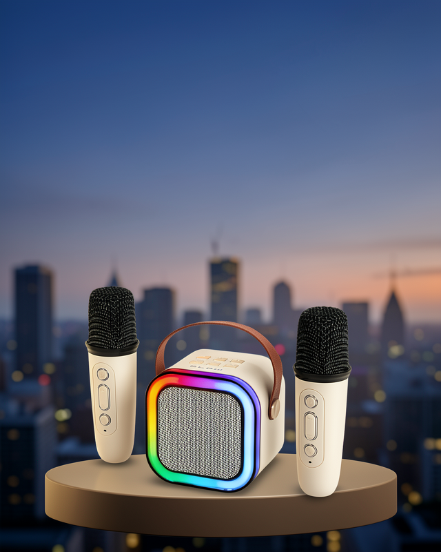 Bluetooth 5.0 Destekli Kablosuz Karaoke Hoparlör