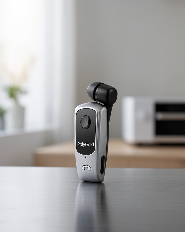 10 Saat Konuşma Süreli Klipsli Bluetooth Kulaklık