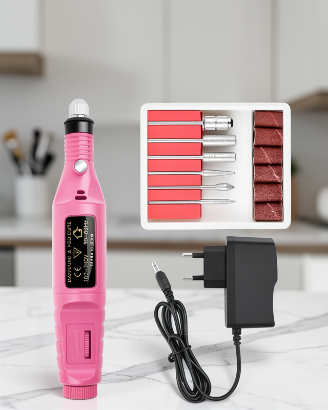 Nasır Temizleyici Manikür Pedikür Seti Elektrikli USB Girişli