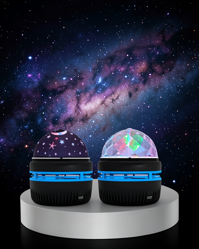 USB’li Yıldız Projektör Lamba – Döner Galaxy Işık Şovu, Çocuk ve Yetişkin Uyku Lambası