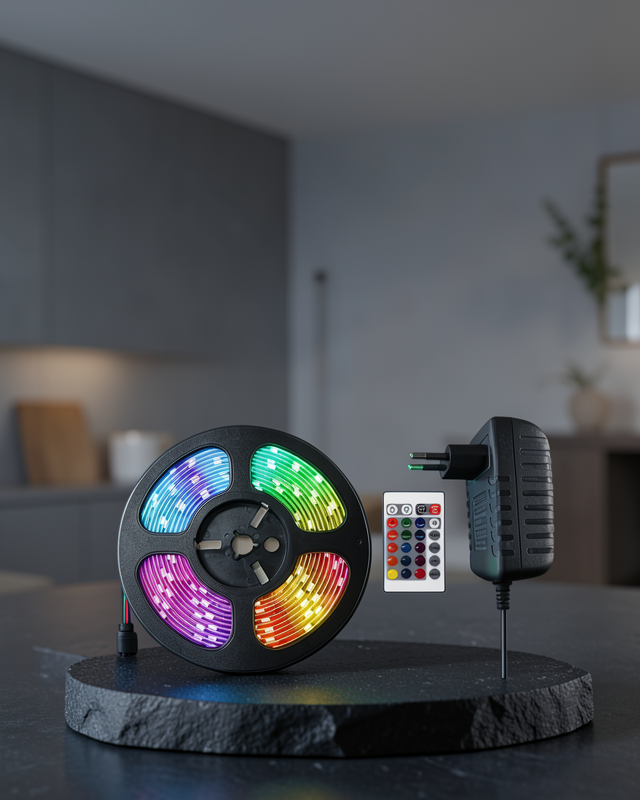 Renkli Smart LED Şerit – Suya Dayanıklı, Esnek, Enerji Tasarruflu