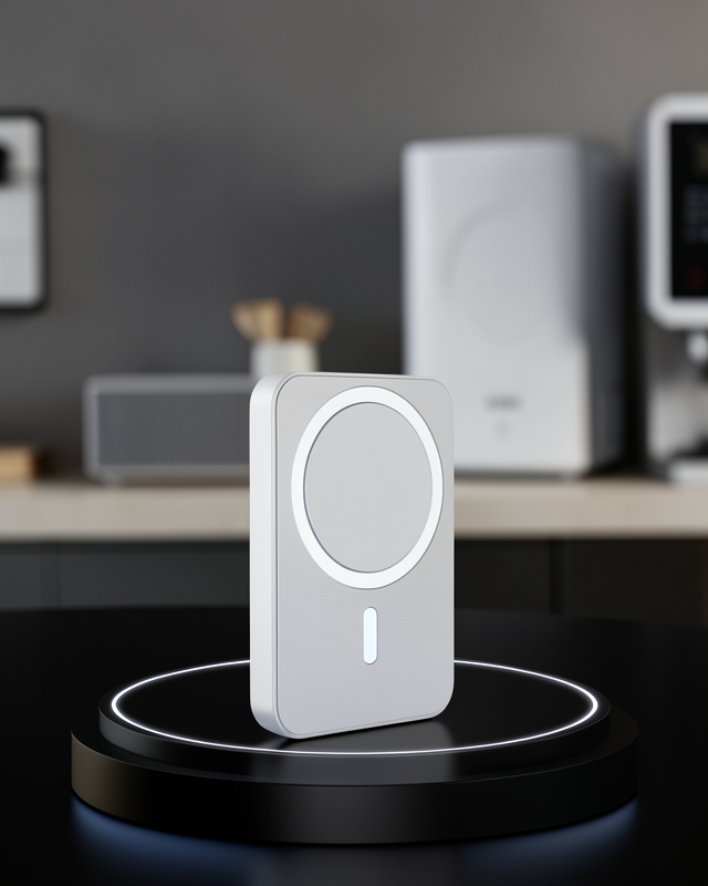Manyetik Kablosuz Powerbank – iPhone 12/13/14/15 Uyumlu, Hızlı Şarjlı, Ultra Hafif