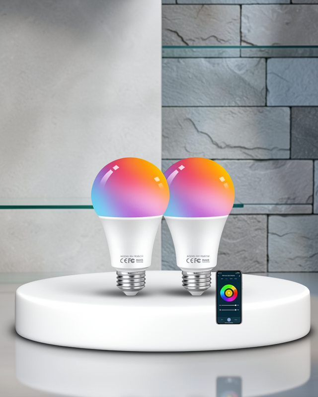 RGBW Teknolojili Akıllı LED Ampul, Zamanlayıcılı