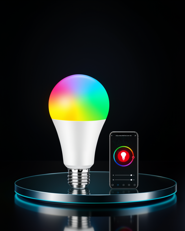 Enerji Verimli Akıllı LED Ampul, Uzaktan Kontrol Özellikli