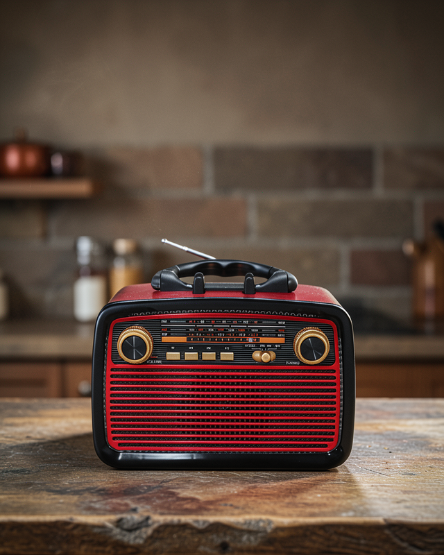 Taşınabilir Bluetooth Hoparlör – Modern Teknoloji ile Nostaljik Radyo Deneyimi, FM/AM Fonksiyonu