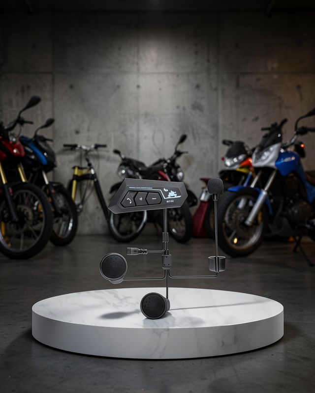 Motosiklet Kaskı İçin Bluetooth Kulaklık – Kablosuz, Mikrofonlu, Gürültü Azaltmalı BT22
