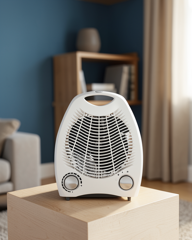 Fanlı Elektrikli Isıtıcı – 3 Kademeli Isı Ayarı ve Güvenli Kullanım