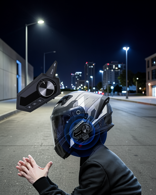 Intercom Kask Kulaklığı ANC Özelliği Yüksek Ses Kaliteli Bluetooth Kulaklık
