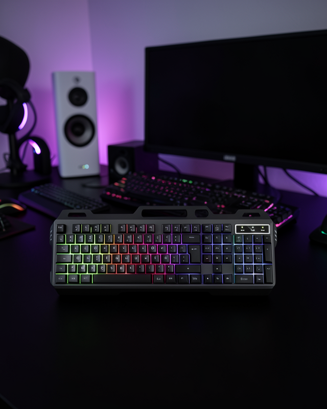RGB Işıklı Oyuncu Klavye Mouse Seti – Türkçe Q, Ayarlanabilir DPI, Ergonomik ve Dayanıklı Tasarım