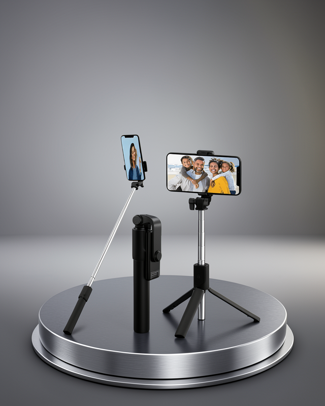 Bluetooth Selfie Çubuğu – Kablosuz, Hafif ve Yüksek Çözünürlüklü Çekim İçin