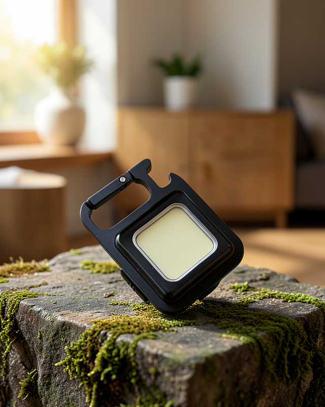Mini 800 Lümen LED El Feneri – USB Şarjlı, 3 Kademeli Işık, Şişe Açacaklı Taşınabilir Tasarım