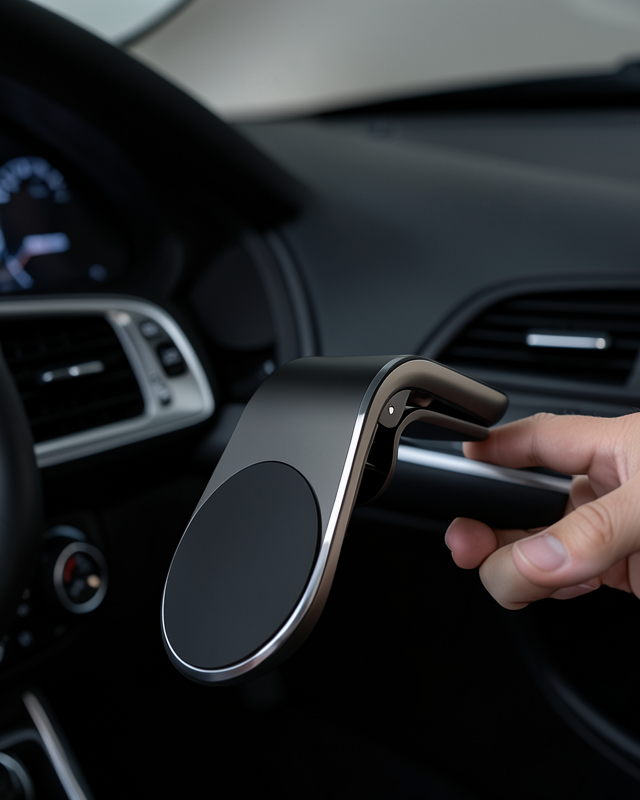 Manyetik Araç Telefon Tutucu 360° Dönebilen ve Sarsıntısız Güçlü Mıknatıslı