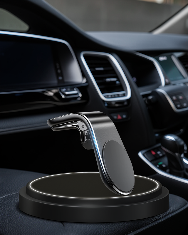 360° Dönebilen Manyetik Araç Telefon Tutucu Sarsıntısız ve Şık Tasarımlı