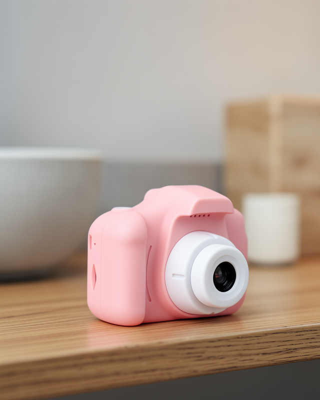 Mini Dijital Çocuk Kamerası 8MP HD Ekranlı 1080P Video ve Şarjlı