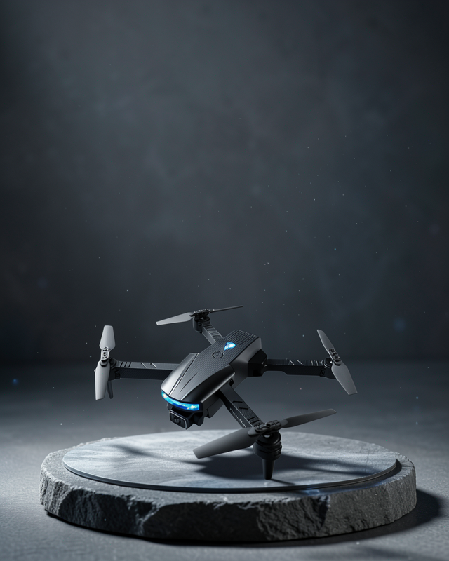 4K Kamera Özellikli Katlanabilir Drone Wi-Fi ve Yükseklik Sabitlemeli