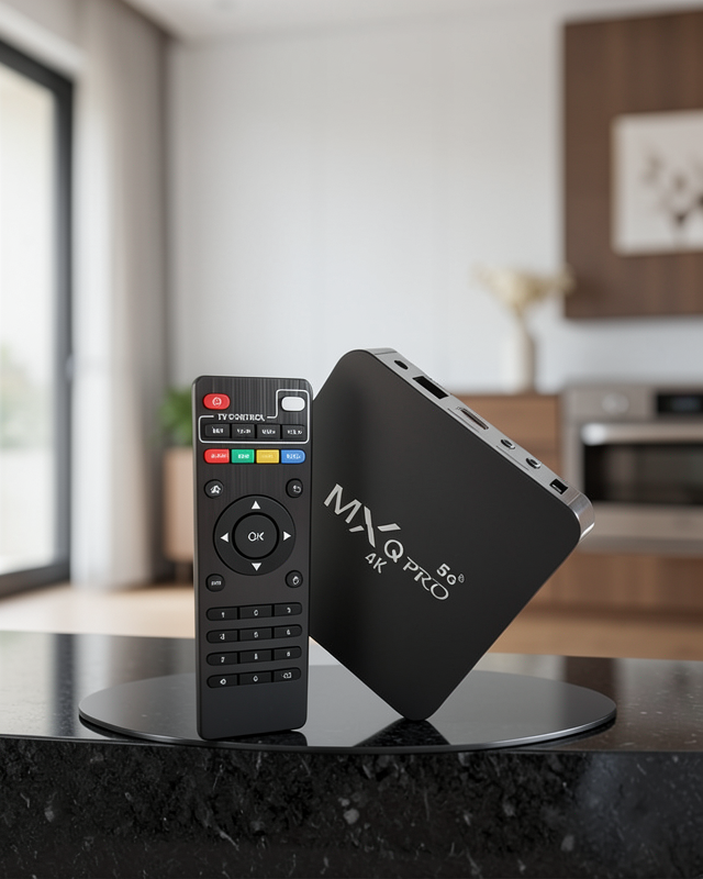 4K Android TV Box – Akıllı Medya Oynatıcı, 2GB RAM, 16GB Hafıza, Wi-Fi Destekli