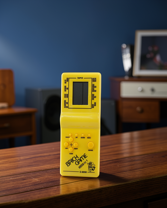 Mini Tetris El Aterisi – Taşınabilir Retro Oyun Konsolu, Pil ile Çalışan Klasik Model