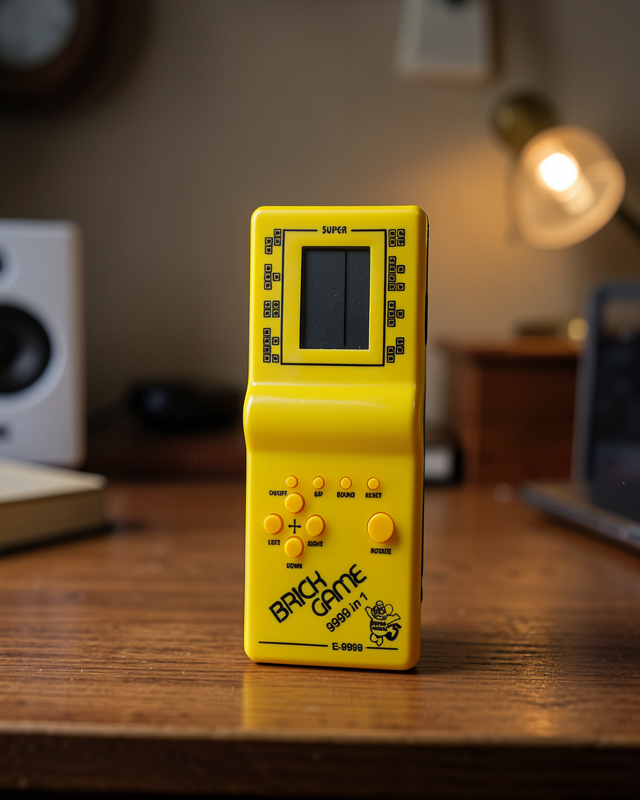Klasik Gameboy Tetris Oyunu – Taşınabilir Pil ile Çalışan Retro El Konsolu