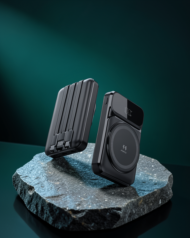 10000 mAh Kablosuz Hızlı Şarj Destekli Powerbank – 15W, PD20W, Type-C Girişli