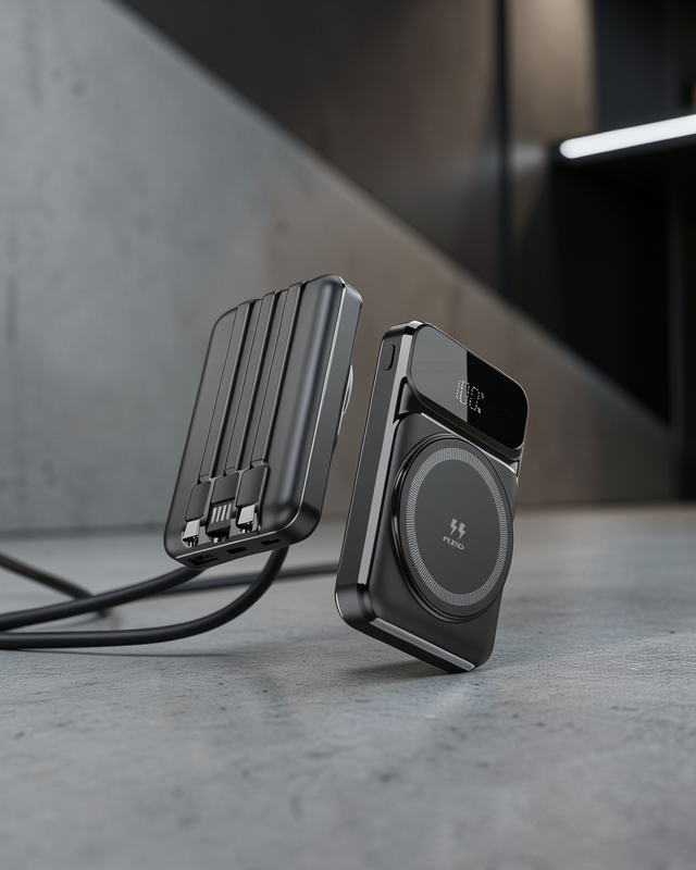 15W Kablosuz Şarj Özellikli 10000 mAh Powerbank –  Type-C Hızlı Şarj