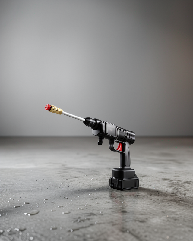 48V Kablosuz Yıkama Makinesi – 2 Pil, Köpük Tankı ve Ayarlanabilir