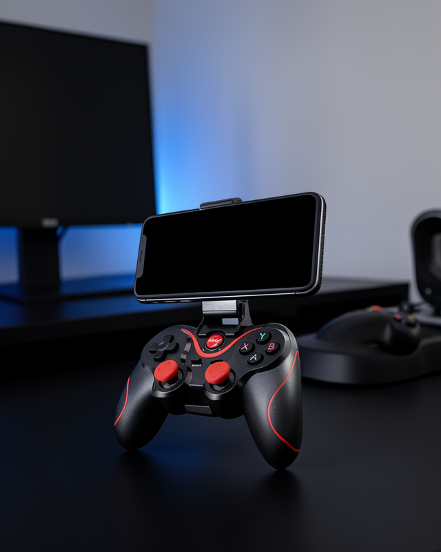 Bluetooth Gamepad Kablosuz Oyun Kumandası Tek Cihaz Destekli