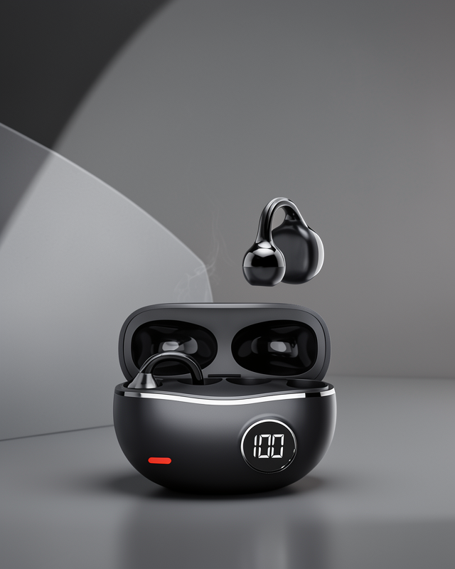 Kablosuz Açık Kulak Kulaklık Bluetooth 5.4 Type-C Hızlı Şarj 30 Saat